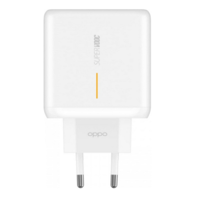 „Oppo“ SuperVooc Charger 65W VCA7GACH tīkla lādētājs - balts | Vacins.lv