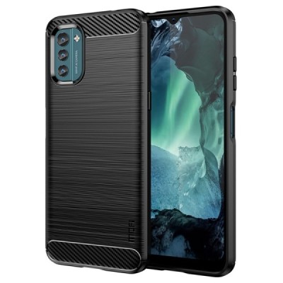 Nokia G21 (G11) „Mofi“ cieta silikona (TPU) melns apvalks | vacins.lv