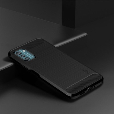 Nokia G21 (G11) „Mofi“ cieta silikona (TPU) melns apvalks | vacins.lv