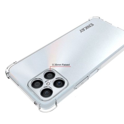 Huawei Honor X8 Enkay pastiprinātas aizsardzības cieta silikona (TPU) dzidrs vāciņš | Vacins.lv