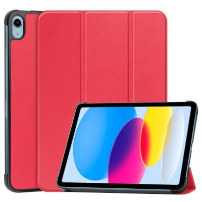 Apple iPad 11 2025, iPad 10,9 2022 atvēramais sarkans maciņš - vāciņš | Vacins.lv