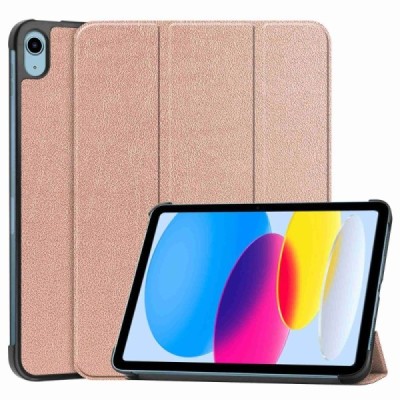 Apple iPad 11 2025, iPad 10,9 2022 atvēramais zelta maciņš - vāciņš | Vacins.lv