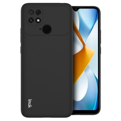 Xiaomi Poco C40 „Imak“  твердый силиконовый чехол из TPU чёрного цвета | Vacins.lv