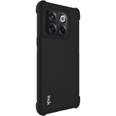 OnePlus 10T Imak pastiprinātas aizsardzības cieta silikona (TPU) melns vāciņš | Vacins.lv