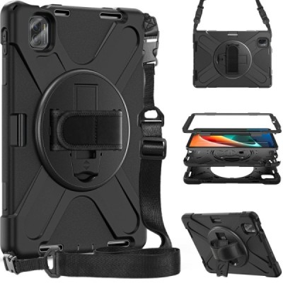 Xiaomi Pad 5 (Pad 5 Pro) усиленная защита - черный (360°), чехол – вставка | Vacins.lv