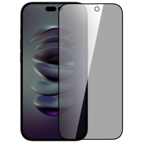 „Nillkin“ Tempered Glass melns ekrāna aizsargstikls 0.26 mm - privāta (iPhone 14 Pro Max)