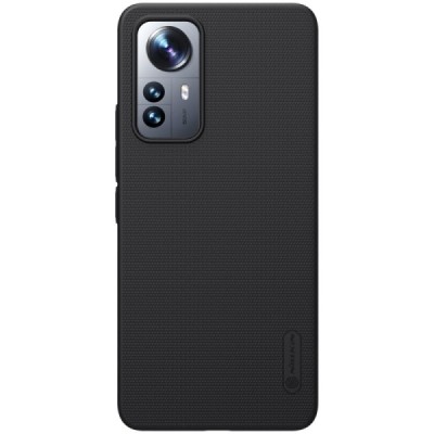 Nillkin Frosted Shield Xiaomi 12 Lite melns plastmasas futrālis | Vacins.lv