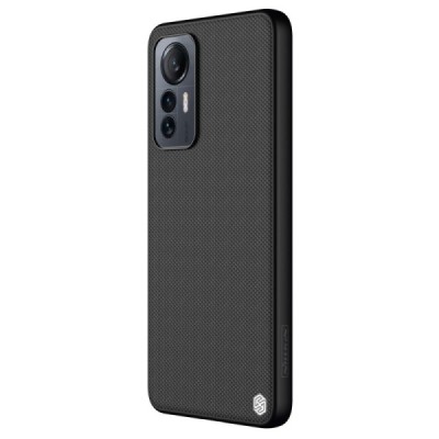 Xiaomi 12 Lite „Nillkin“ Textured Case melns apvalks | vacins.lv