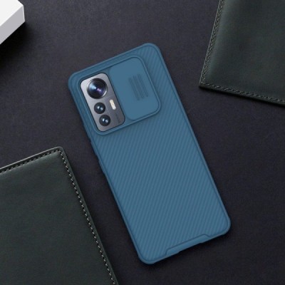 Xiaomi 12 Lite „Nillkin“ CamShield zils apvalks | vacins.lv
