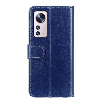 Xiaomi 12 Lite открываемый синий кожаный чехол - книжка | Vacins.lv