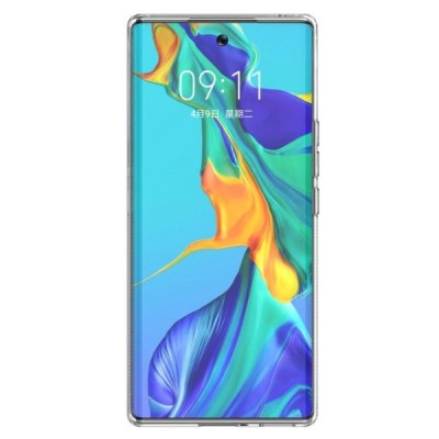 Твердый силиконовый чехол (TPU) для Huawei Honor 70 - прозрачный | Vacins.lv