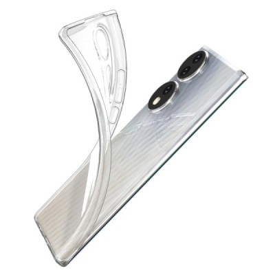 Твердый силиконовый чехол (TPU) для Huawei Honor 70 - прозрачный | Vacins.lv