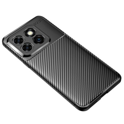 OnePlus 10T „Fiber“ (TPU) твердый силиконовый чехол - чёрного цвета | Vacins.lv