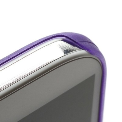 Samsung Galaxy S4 i9505 pasaulē planākais violets futrālis / Vacins.lv