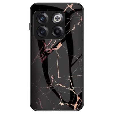 OnePlus 10T „Marble“ твердый силиконовый чехол TPU чёрного / золотого цвета | Vacins.lv