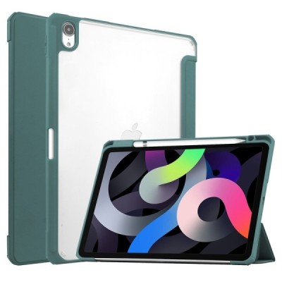 Apple iPad Air 4 10.9" (2020, 2022) „Deluxe“ atvēramais zaļš maciņš | Vacins.lv