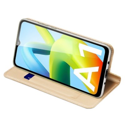 „Dux Ducis“ Skin серии Xiaomi Redmi A1 золотой кожаный чехол-книжка | Vacins.lv