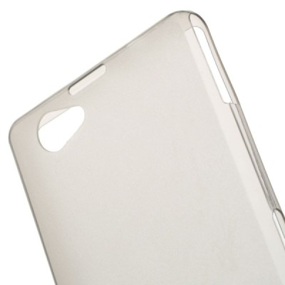 Ploniausias pasaulyje pilkas Sony Xperia Z1 Compact dėklas (nugarėlė) / Priedai.lt