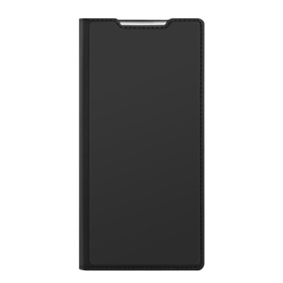Huawei Honor 70 „Dux Ducis“ Skin sērijas melns ādas atvērams maciņš | Vacins.lv