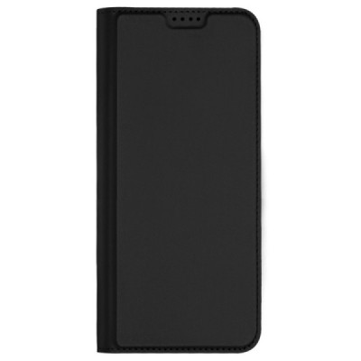 Huawei Nova Y70 „Dux Ducis“ Skin sērijas melns ādas atvērams maciņš | Vacins.lv