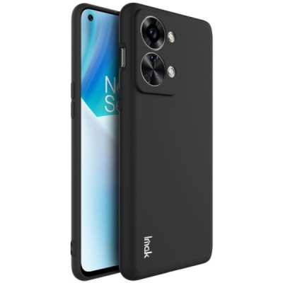 OnePlus Nord 2T 5G „Imak“ cieta silikona (TPU) melns apvalks | vacins.lv