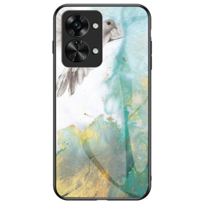 OnePlus Nord 2T 5G „Marble“ cieta silikona (TPU) zaļš apvalks | Vacins.lv