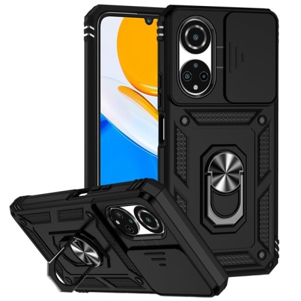 Противоударный чехол „Kickstand“ - черный (Honor X7)