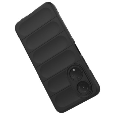 Твердый силиконовый чехол (TPU) для Huawei Honor X7 „Rugged“ - чёрный | Vacins.lv