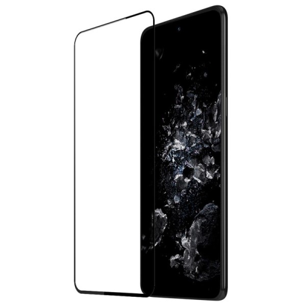 „Dux Ducis“ Tempered Glass pilnīgi aizsedzams ekrāna aizsargstikls 2.5D - melns (OnePlus 10T)