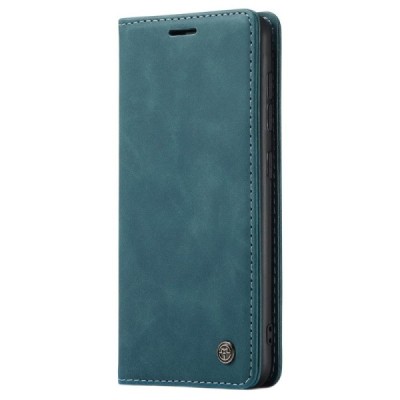 Samsung Galaxy S20 (G980) CaseMe Retro открываемый зелёный кожаный чехол – книжка | Vacins.lv