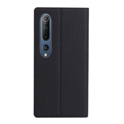 Xiaomi Mi 10 (Mi 10 Pro) „Vili“ чёрный чехол-книжка | Vacins.lv