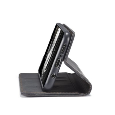 Xiaomi Redmi Note 9 Pro CaseMe Retro открываемый, чёрного цвета, кожаный чехол – книжка | Vacins.lv