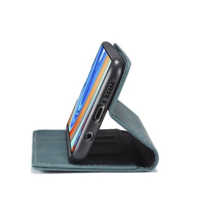 Xiaomi Redmi Note 9 Pro CaseMe Retro открываемый, зелёного цвета, кожаный чехол – книжка | Vacins.lv