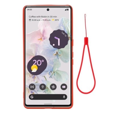 Google Pixel 7 Shell (TPU) твердый силиконовый чехол - красный | Vacins.lv