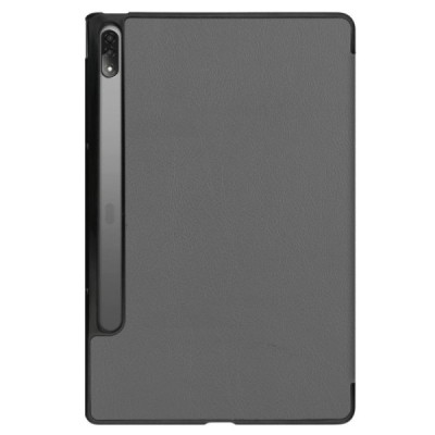 Lenovo Tab P12 Pro 12.6" (Q706F) серый кожаный чехол-книжка (складной) | Vacins.lv