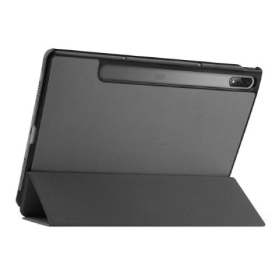 Lenovo Tab P12 Pro 12.6" (Q706F) серый кожаный чехол-книжка (складной) | Vacins.lv