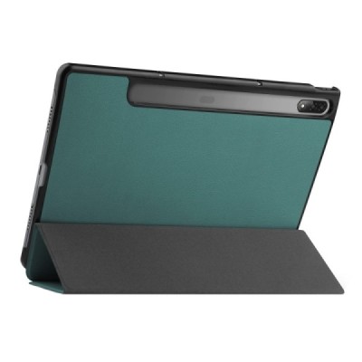 Lenovo Tab P12 Pro 12.6" (Q706F) atvēramais zaļš maciņš | Vacins.lv