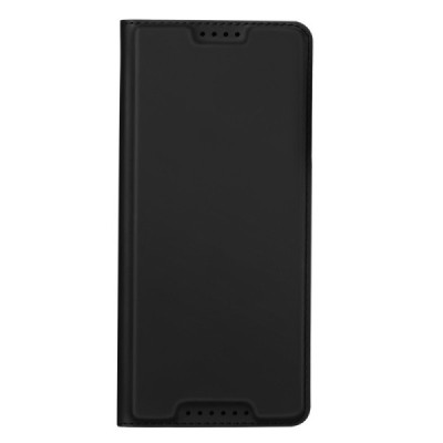 Sony Xperia 5 IV „Dux Ducis“ Skin sērijas melns ādas atvērams maciņš | Vacins.lv