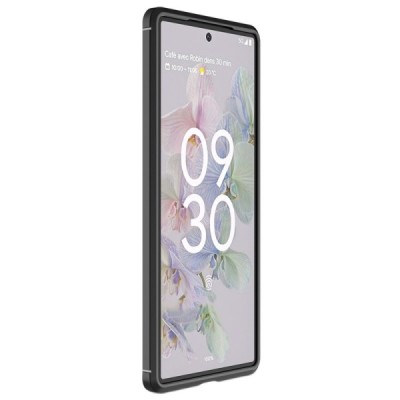 Google Pixel 7 „Carbon“ твердый силиконовый чехол (TPU) - черный | Vacins.lv