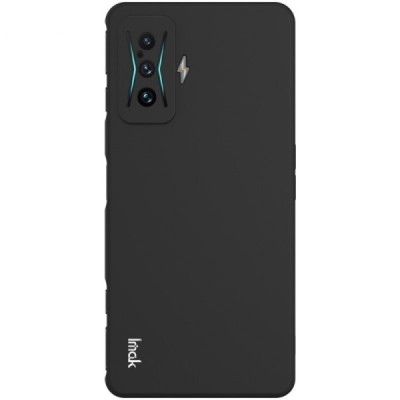 Xiaomi Poco F4 GT „Imak“ твердый силиконовый чехол из TPU чёрного цвета - задняя часть | Vacins.lv