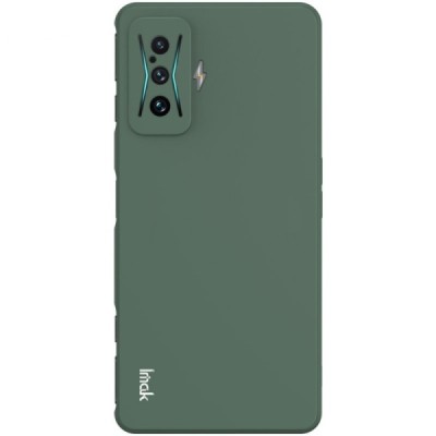 Xiaomi Poco F4 GT „Imak“ твердый силиконовый чехол из TPU зеленого цвета - задняя часть | Vacins.lv