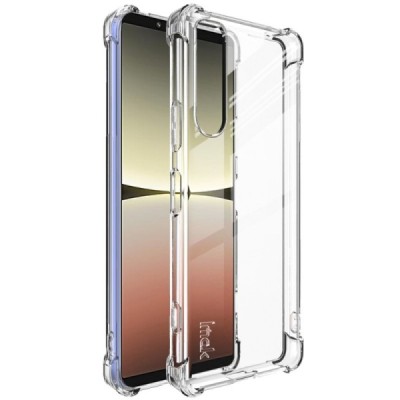 Sony Xperia 5 IV Imak pastiprinātas aizsardzības cieta silikona (TPU) dzidrs vāciņš | Vacins.lv