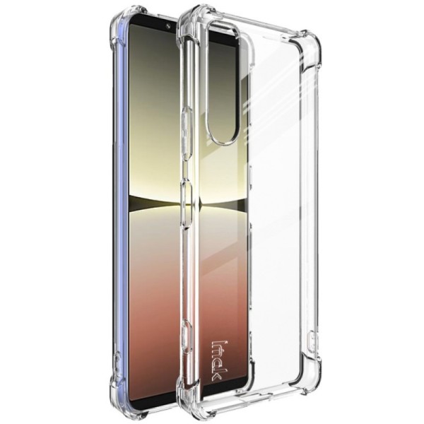 „Imak“ pastiprinātas aizsardzības cieta silikona (TPU) vāciņš - dzidrs (Xperia 5 IV)