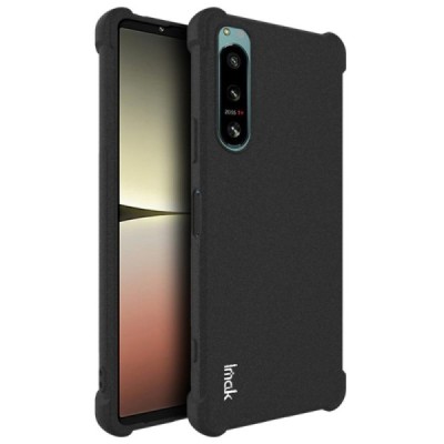 Sony Xperia 5 IV Imak усиленный твердый силиконовый чехол TPU - чёрный | Vacins.lv