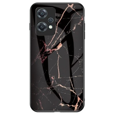 OnePlus Nord CE 2 Lite 5G „Marble“ cieta silikona (TPU) melns / zelta apvalks | vacins.lv