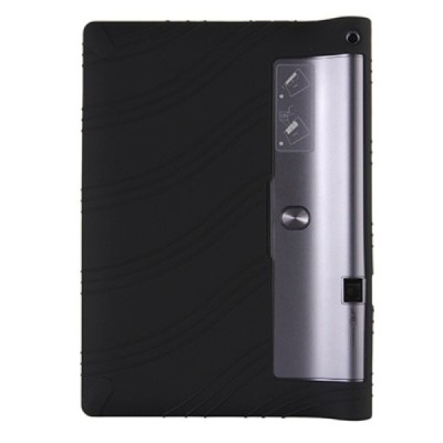 Lenovo Yoga Tab 3 Pro 10.1" (X90L/F, YT-X703) Flexible pastiprinātas aizsardzības cieta silikona (TPU) melns apvalks | Vacins.lv
