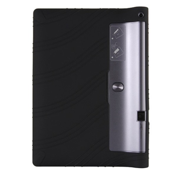 „Flexible“ pastiprinātas aizsardzības cieta silikona (TPU) apvalks - melns (Yoga Tab 3 Pro 10.1)