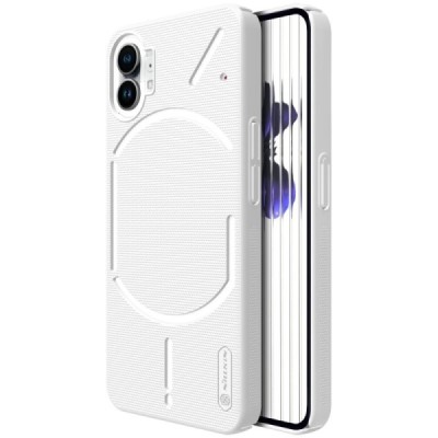 Nillkin Frosted Shield Nothing Phone 1 5G balts plastmasas futrālis | Vacins.lv