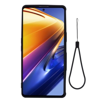 Xiaomi Poco F4 GT Shell (TPU) твердый силиконовый чехол - чёрный | Vacins.lv