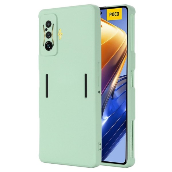 Твердый силиконовый чехол (TPU) „Shell“ - зелёный (Poco F4 GT)